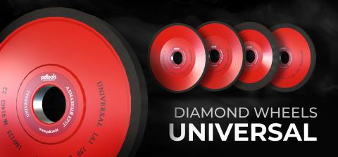 Universal diamond grinding wheel range