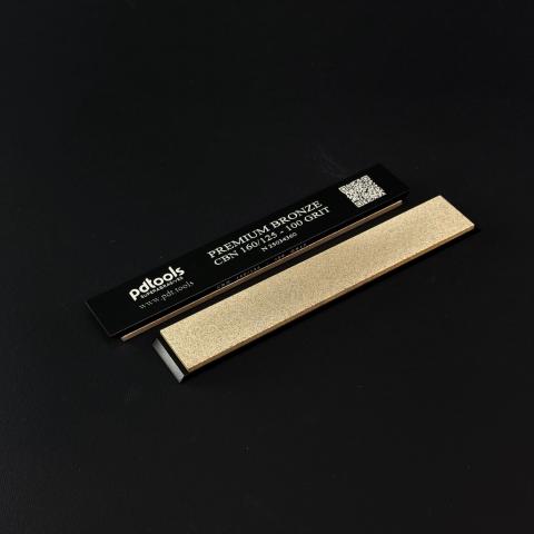 PREMIUM BRONZE (CBN) whetstones on sharpening blanks 160*25*7, 100 GRIT | 160/125 µm