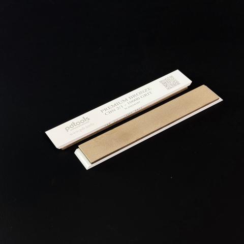 PREMIUM BRONZE (CBN) whetstones on sharpening blanks 160*25*7, 10000 GRIT | 2/1 µm