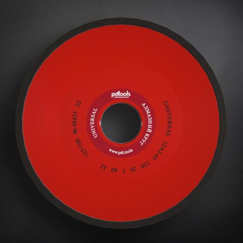 Diamond grinding wheel 12A2-45 UNIVERSAL with layer thickness 20