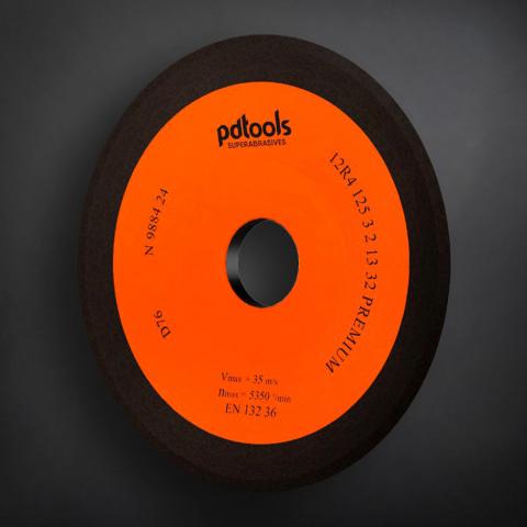Grinding wheel 12R4 PREMIUM for sharpening 125*3*2*10*20