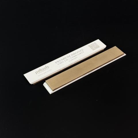 PREMIUM BRONZE (CBN) whetstones on sharpening blanks 160*25*7, 15000 GRIT | 1/0 µm