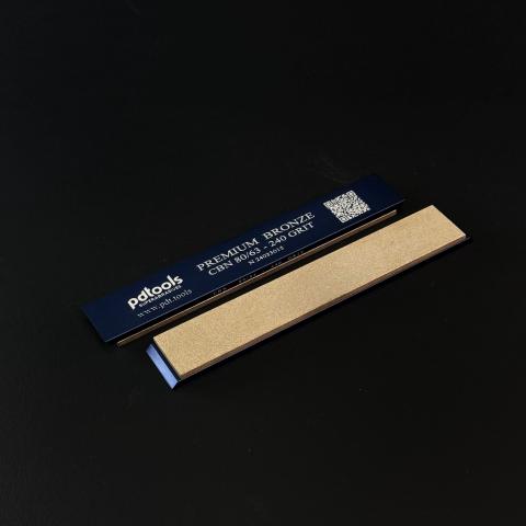 PREMIUM BRONZE (CBN) whetstones on sharpening blanks 160*25*7, 240 GRIT | 80/63 µm