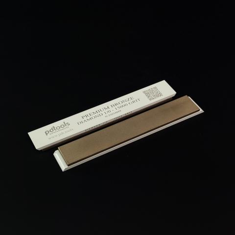 PREMIUM BRONZE diamond whetstones on sharpening blanks 160*25*7, 15000 GRIT | 1/0 µm