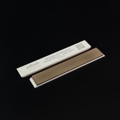PREMIUM BRONZE diamond whetstones on sharpening blanks 160*25*7, 5000 GRIT | 3/2 µm