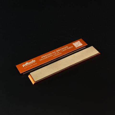 PREMIUM BRONZE diamond whetstones on sharpening blanks 160*25*7, 1500 GRIT | 14/10 µm
