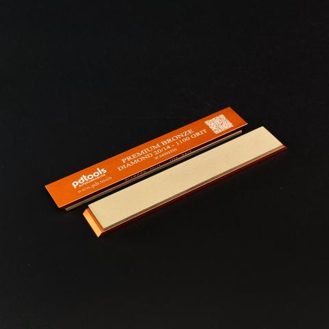 PREMIUM BRONZE diamond whetstones on sharpening blanks 160*25*7, 1100 GRIT | 20/14 µm