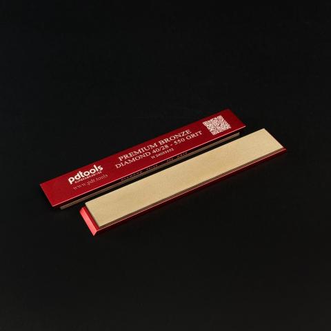 PREMIUM BRONZE diamond whetstones on sharpening blanks 160*25*7, 550 GRIT | 40/28 µm