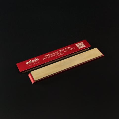 PREMIUM BRONZE diamond whetstones on sharpening blanks 160*25*7, 650 GRIT | 28/20 µm