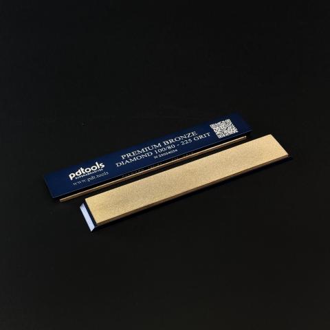 PREMIUM BRONZE diamond whetstones on sharpening blanks 160*25*7, 225 GRIT | 100/80 µm