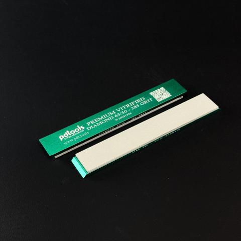PREMIUM VITRIFIED diamond whetstones on sharpening blanks 160*25*7, 285 GRIT | 63/50 µm