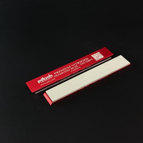PREMIUM VITRIFIED diamond whetstones on sharpening blanks 160*25*7, 550 GRIT | 40/28 µm