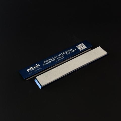 PREMIUM VITRIFIED diamond whetstones on sharpening blanks 160*25*7, 225 GRIT | 100/80 µm