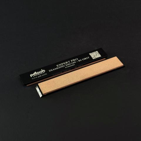 EXPERT PRO diamond whetstones on sharpening blanks 160*25*7, 80 GRIT | 200/160 µm