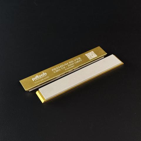 PREMIUM SILVER (CBN) PDTools Sharpening Stones on blanks 160*25*7, 10000 GRIT | 2/1 µm