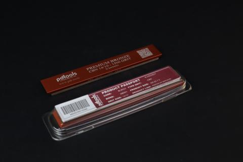 PREMIUM BRONZE (CBN) PDTools Sharpening Stones on blanks 160*25*7, 1500 GRIT | 14/10 µm