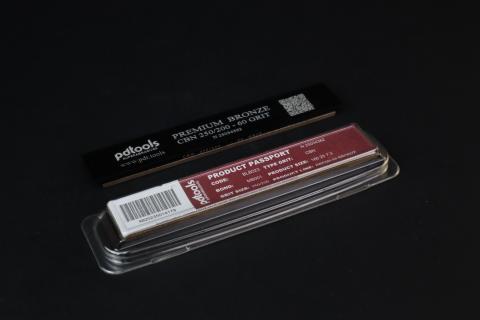 PREMIUM BRONZE (CBN) PDTools Sharpening Stones on blanks 160*25*7, 60 GRIT | 250/200 µm