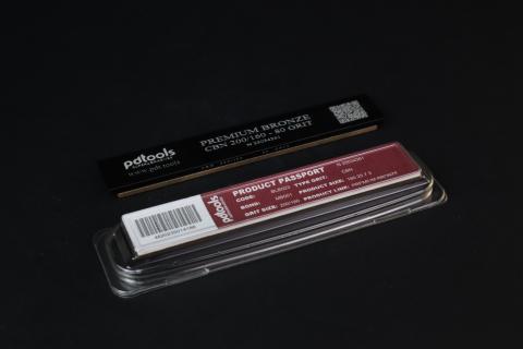 PREMIUM BRONZE (CBN) PDTools Sharpening Stones on blanks 160*25*7, 80 GRIT | 200/160 µm PREMIUM BRONZE (CBN) PDTools Sharpening Stones on blanks 160*25*7, 80 GRIT | 200/160 µm