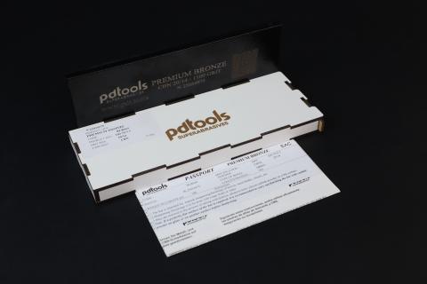 PREMIUM BRONZE (CBN) PDTools Sharpening Stones on blanks 200*70*3, 300 GRIT | 60/40 µm