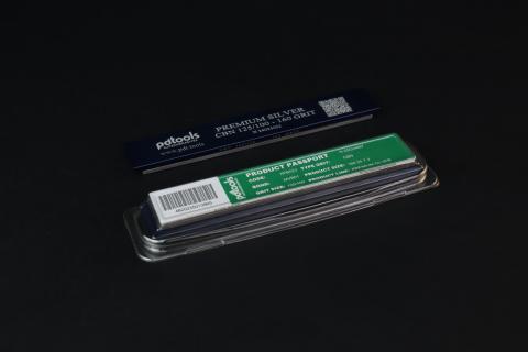 PREMIUM SILVER (CBN) PDTools Sharpening Stones on blanks 160*25*7, 160 GRIT | 125/100 µm