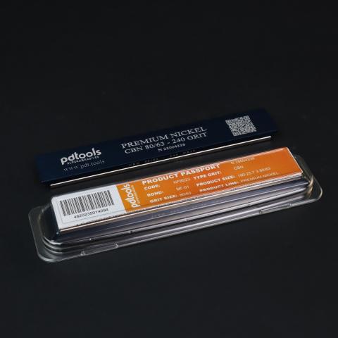PREMIUM NICKEL (CBN) PDTools Sharpening Stones on blanks 160*25*7, 240 GRIT | 80/63 µm