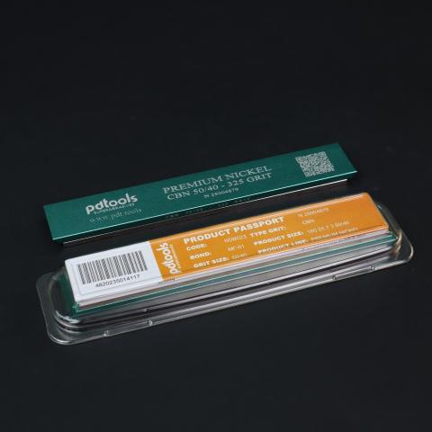 PREMIUM NICKEL (CBN) PDTools Sharpening Stones on blanks 160*25*7, 325 GRIT | 50/40 µm PREMIUM NICKEL (CBN) PDTools Sharpening Stones on blanks 160*25*7, 325 GRIT | 50/40 µm