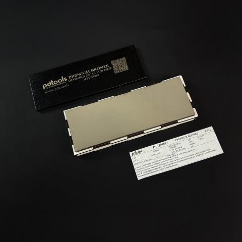 Sharpening stone 200*70*9 PDtools  PREMIUM BRONZE  Diamond 20/14µ - 1100 Grit
