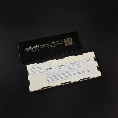 Sharpening stone 200*70*9 PDtools  PREMIUM BRONZE  Diamond 20/14µ - 1100 Grit