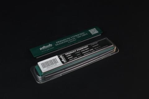 PREMIUM VITRIFIED (diamond) PDTools Sharpening Stones on blanks 160*25*7, 285 GRIT | 63/50 µm