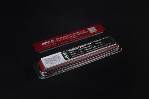 PREMIUM VITRIFIED (diamond) PDTools Sharpening Stones on blanks 160*25*7, 550 GRIT | 40/28 µm