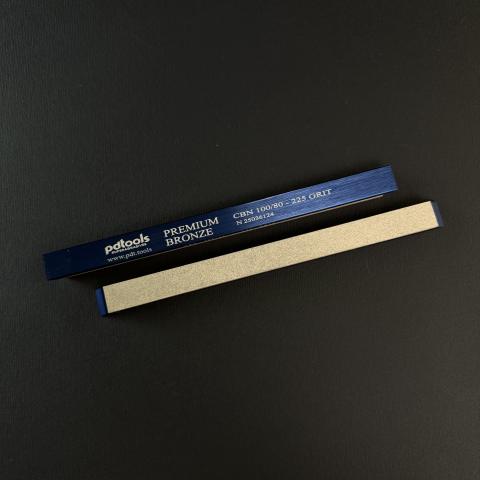 PREMIUM BRONZE (CBN) whetstones on sharpening blanks 160*12*7, 3000 GRIT | 7/5 µm
