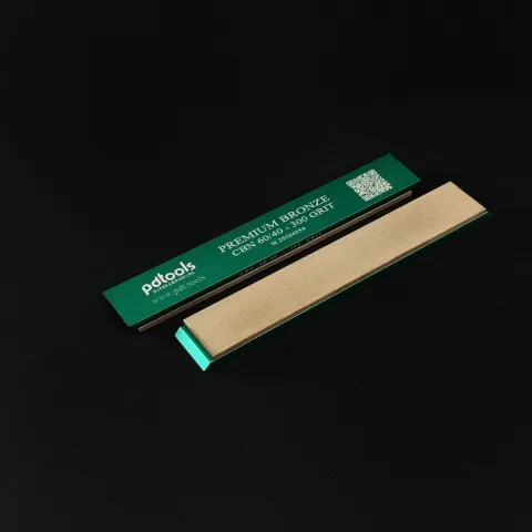 PREMIUM BRONZE (CBN) PDTools Sharpening Stones on blanks 160*25*7,